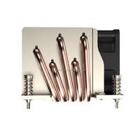 Refroidisseur d'air pour serveur COOLSERVER, tout neuf, LGA1700, 12e et 13e génération, 5 caloducs, haute puissance, ventilateurs de refroidissement CPU et refroidissement