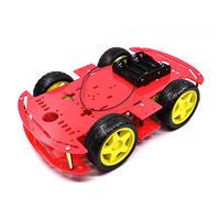 Kits de châssis de voiture robot intelligente 4x4 à 5 couleurs pour Arduino avec encodeur de vitesse – Nouveau châssis de voiture intelligente