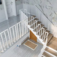 Rampe d'escalier intérieure moderne en acier