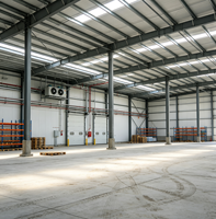 Structures préfabriquées modernes en acier pour ateliers, entrepôts, hangars et appartements