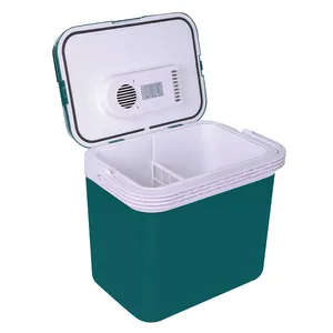 Açık kamp piknik taşınabilir elektrikli araba Mini buzdolabı buzdolabı soğutma serin soğutucu kutu 12V