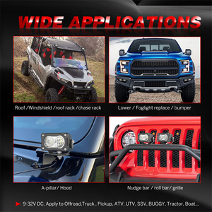 20W trắng siê<span class=keywords><strong>u</strong></span> sáng lái xe kết hợp offroad Xe Xe tải Bull <span class=keywords><strong>Bar</strong></span> Bumper gắn phụ trợ dẫn lái xe ánh sáng - Product Image 3