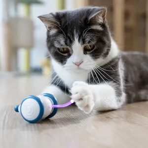 Rato de brinquedo gatinho inteligente iteam, brinquedo interativo com som de natal