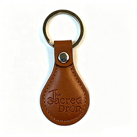 Porte-clés en cuir PU personnalisé avec logo en relief de haute qualité, en gros, pour la promotion d'entreprise et les souvenirs de salons professionnels