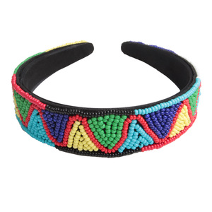 Diadema con Cuentas Hua Liyu, Accesorio para el Cabello Hecho a Mano, Colorido, para Mujer, Estilo HH0281 - Product Image 4