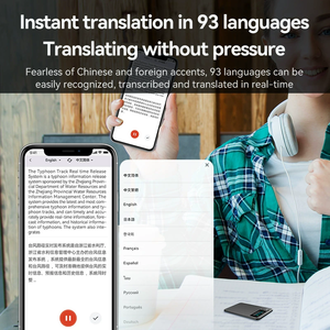 Cadeaux de Noël pour collègues, enfants, garçons, enregistreur vocal intelligent, résumé automatique, traduction, translittération, <span class=keywords><strong>étude</strong></span> - Product Image 3