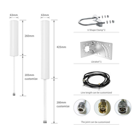 Antena de Comunicación Omnidireccional de Alta Ganancia para Exteriores, 10dbi, para Teléfono Móvil LTE, 5G, 3G, 4G, Wifi, Impermeable
