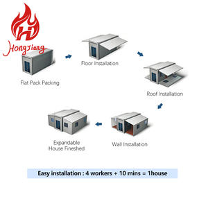 Prefab Eco Casa de madera prefabricada 3 phòng ngủ có thể tháo rời di động gấp mở rộng hàng hóa nhà CONTAINER dự án văn phòng - Product Image 4