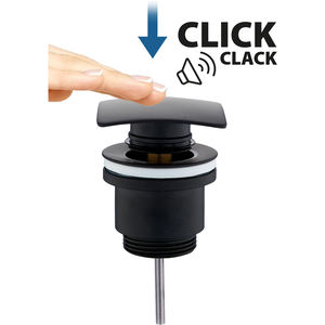 1 \ "1/4 \" เครื่องมือเปิดท่อระบายน้ำคลิกสี่เหลี่ยมสีดำ - Product Image 2