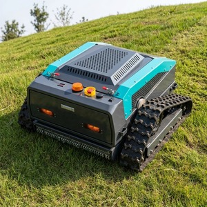 Livraison Gratuite Tondeuse à Gazon Télécommandée Tout-Terrain à Chenilles en Caoutchouc Homologuée CE EPA, Largeur de Coupe 700mm, Modèle SDL452-70B - Product Image 2