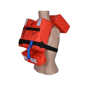 EC MED SOLAS Marine oxford EPE mousse Adulte <span class=keywords><strong>gilet</strong></span> <span class=keywords><strong>de</strong></span> sauvetage marin <span class=keywords><strong>gilet</strong></span> <span class=keywords><strong>de</strong></span> sauvetage pour navire - Product Image 4