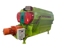 Mélangeur d'aliments TMR 9JGW-5, machine de traitement des aliments à axe unique horizontal, équipement de coupe d'herbe pas cher pour bovins, moutons, vaches, OEM/ODM