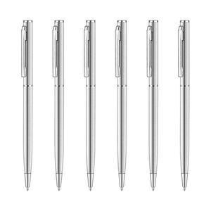 Bolígrafos Metálicos Delgados de Escritura Suave, Bolígrafo de Barril Metálico Personalizado para Hombres y Mujeres - Product Image 2