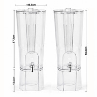 Carafe à eau froide en plastique, design nordique, compatible réfrigérateur, avec robinet, grande capacité, pour camping extérieur, utilisable pour eau bouillante