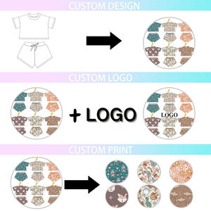 Kerui Hot Sale 2pcs Set For Baby <strong>Boys</strong> Cotton Tops Shorts Set With Fashionable Summer Cartoon Animal Printing Outfit - Product Image 3