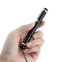Pena Laser Pointer Genggam Isi Ulang Mini Portabel Alat Presentasi untuk Kuliah, Penunjuk Lokasi di Meja Pasir, Senter