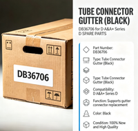 CONNECTEUR DE TUYAU DE CANALISATION (NOIR) DB36706 pour la série D A&A+ PIÈCES DE RECHANGE D
