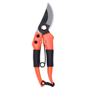Sécateur de jardin en acier inoxydable, coupe maximale de 10 mm, orange et noir, outil d'élagage pour branches d'arbres fruitiers, utilisation extérieure - Product Image 1