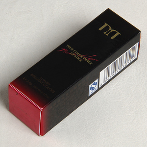 Art Paper Printed Red Inside Glossy Lamination Gift Package Box <span class=keywords><strong>For</strong></span> <span class=keywords><strong>The</strong></span> True Color Image Lipstick - Product Image 3