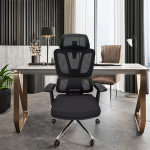 Silla <span class=keywords><strong>de</strong></span> <span class=keywords><strong>Oficina</strong></span> Moderna con Elevación, Malla Transpirable, Respaldo Medio, Giratoria, Reposabrazos 3D, <span class=keywords><strong>Ruedas</strong></span> Silenciosas - Product Image 2