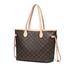 2022 Groothandel Schouder Mode Lederen Luxe Mode Vrouwen Tote Bag Pu Shopper Handtas Purse Designer Handtassen Bekende Merken