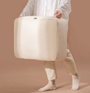 Customizable Large Capacity <b>Quilt</b> Storage Bag Single-Tier Folding Oxford Cloth <b>Bedding</b> Organizer Wardrobe - Product Image 3