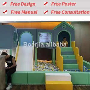 Atractivo diseño moderno de equipo de juegos infantiles suave para interiores, con pista de obstáculos temática para entretenimiento FEC. - Product Image 2