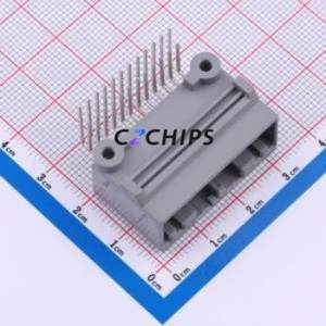 K137635WR-2x12B-PTSN Automotive Connector Bent Lead Through Hole Connector 24P 2.2mm 2 Right Angle Insert - Product Image 1