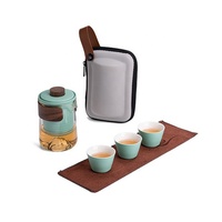 Portable stockage voyage service à thé Mini ensemble Simple Kung Fu service à thé tasse à thé extérieur transporter Guanshan tasse rapide
