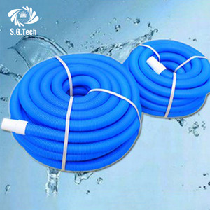Manguera de drenaje de vacío de plástico azul de alta calidad con corona de agua para accesorios de limpieza de piscinas - Product Image 6