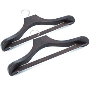 Costume <span class=keywords><strong>en</strong></span> bois gros grand <span class=keywords><strong>cintre</strong></span> <span class=keywords><strong>pas</strong></span> <span class=keywords><strong>cher</strong></span> avec barre de pantalon pour les femmes pardessus veste multi-usages garde-robe à un niveau - Product Image 5