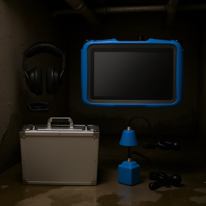 Detector de Fugas de Agua con Pantalla Táctil de 7 Pulgadas, 1Hz-10000Hz, Localizador de Fugas de Plomería Horizontal y Vertical, Profundidad 0.5M-2, Sensores - Product Image 2