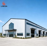 Estructura de Acero Q355 de Alta Resistencia, Nave Industrial de Gran Envergadura, Edificio Prefabricado Anticorrosión