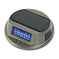 Écran solaire externe Capteur TPMS numérique universel Système de surveillance de la pression des pneus à 4 capteurs avec écran LCD pour voitures