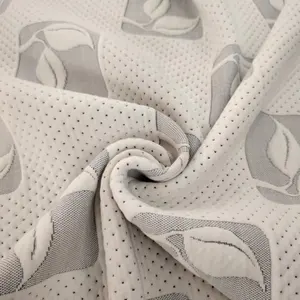 2024Hot Sale 100%Polyester Breathable Polyester Embossed Jacquard Fabric For Mattress