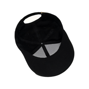 หมวกเบสบอลผ้าฝ้ายสีดำปี 2026 แบบ 6 แผง ทรงแข็ง ปักโลโก้ด้านหน้า ปักโลโก้ด้าน<span class=keywords><strong>หลัง</strong></span> ปีกโค้ง - Product Image 6