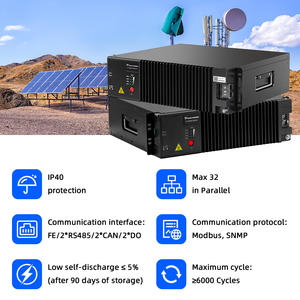 天力智能锂电池 48100A35 48v 100Ah Lifepo4 电池组 机架式 5kwh 锂电池 电信 VPP ESS BESS - Product Image 2