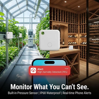 Termohigrómetro Inteligente con Aplicación, Monitor de Presión Remoto, Alta Precisión, Resistente al Agua IP68, Higrómetro de Temperatura