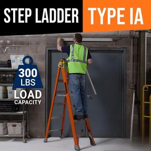 Escalera Profesional de Fibra de Vidrio de <span class=keywords><strong>4</strong></span> Pies, Resistente, para Uso Doméstico y de Construcción, Soporta 300 Libras, Compatible con OEM/ODM - Product Image 2
