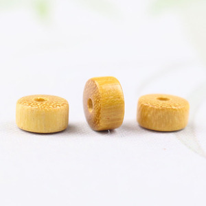Perles d'espacement en bois de santal 4x7mm, perles rondes pour la fabrication de bijoux, perles en vrac, vente en gros, matériaux de perlage DIY - Product Image 2