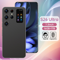 Téléphone portable S26 Ultra 5G version globale, déca-core, 108MP HD, débloqué, 16 Go + 1 To, Android 14, LTE CDMA, double SIM, prix de gros