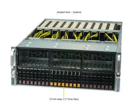 Server GPU Supermicro AS-4125GS-TNRT1 4U AMD EPYC 9005 10-GPU PCIe 5.0 DDR5 H 100 L40S AI Deep Learning HPC