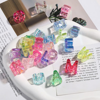 Perles en acrylique plaquées UV faites à la main, style mignon, pour chaîne de téléphone portable et accessoires de porte-clés
