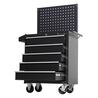 Chariot à outils à cinq tiroirs Boîte à outils multifonctionnelle pour atelier de réparation de voitures Petit chariot Armoire mobile lourde