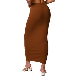 Ensemble taille haute pour femme <span class=keywords><strong>jupe</strong></span> demi-corps hanche mince polyvalent décontracté <span class=keywords><strong>jupe</strong></span> mi-longue serrée - Product Image 1