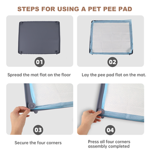 מותאם אישית כלבים רפידות אימון לכביסה לחיות מחמד מחצלת כלב עמיד למים רפידות שתן - Product Image 6