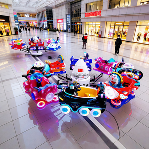 Manège volant électrique rotatif pour enfants, à piles, lumineux, pour <span class=keywords><strong>plaza</strong></span>, en forme de poisson volant, pour les installations de divertissement - Product Image 2