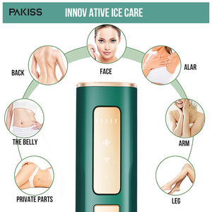 Épilateur IPL PAKISS pour l'épilation permanente, utilisation domestique, manuel en anglais/mode automatique, visage et corps, certifié CE FCC 510K - Product Image 5