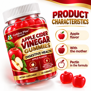 Gummies au vinaigre de cidre de pomme (ACV) pour la gestion du poids, le soutien digestif et un ventre plat – Complément alimentaire quotidien à croquer - Product Image 2