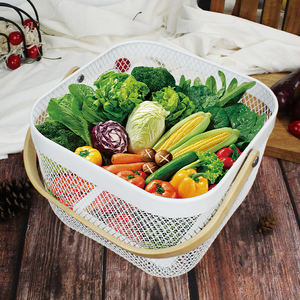 Nouveauté Panier à légumes et à fruits en fer <span class=keywords><strong>de</strong></span> grande taille - Product Image 6